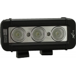 5" XMITTER LOW PROFILE PRIME XTREME BLACK THREE 6-WATT LED'S 40 DEGREE WIDE BEAM